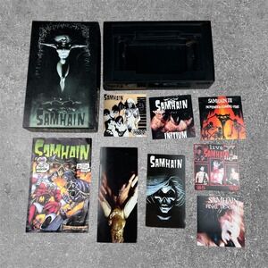 Samhain Box Set 2000 Glenn Danzig Evilive 5 CD VHS Comic Booklet EMA-61028-2
